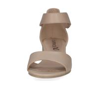 Caprice Sandale femme cuir talon fermé Velcro 9-28212-42, Taille:38 EU, Couleur:Beige