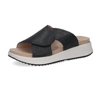 Caprice Sandale Femme en Cuir, Bleu (Ocean Deer), 36 EU
