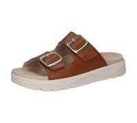 CAPRICE sandale femme en cuir, Marron (COGNAC NAPPA), 41 EU