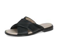 Caprice Sandale Femme en Cuir, Noir (Black Nappa), 39 EU