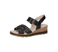 CAPRICE Sandales brocart / noir, Taille 37