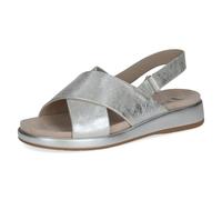 CAPRICE Sandales Mode Femme 9-28208-44, Pointure:39 EU, La Couleur:Argent