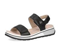 CAPRICE Sandales pour femme 9-28705-42, Nœud souple noir., 38 EU
