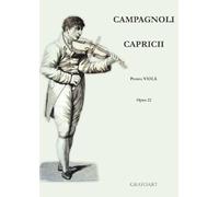 Capricii pentru viola Op.22 - Bartolomeo Campagnoli, Editie in limba romana