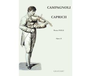 Capricii pentru viola Op.22 - Bartolomeo Campagnoli, Editie in limba romana