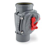 Capricorn Clapet anti-retour Fermeture anti-retour Vent DN50-DN200 pour kg, HT, rat Stop, gris