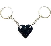 Capricorn Goods - Porte-clés Lego en Forme de Cœur pour Homme - Saint-Valentin