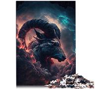 Capricorne ambitieux 1000 Puzzles pour Adultes en Carton de qualité supérieure à emboîtement précis pour Adultes est idéal comme Cadeau pour Toute la Famille 26x38 cm
