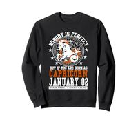 Capricorne Janvier 02 Zodiaque Astrologie Astrologie Horoscope Signe Sweatshirt