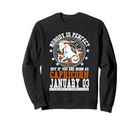 Capricorne Janvier 03 Zodiaque Astrologie Astrologie Horoscope Signe Sweatshirt