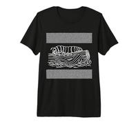 Capricorne Linéaire Entomologiste T-Shirt Haut de Gamme