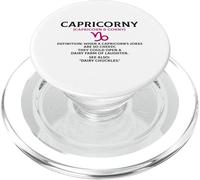 Capricorny - When a Capricorn's Jokes are So Cheesy, They PopSockets PopGrip pour MagSafe