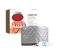 Caps chauffés Conditionnement en profondeur - Capulet thermique de traitement des cheveux nourrissants | 2 niveaux de chaleur chauffante Spa de cheveux naturels, capuchon de chauffage réglable doux po