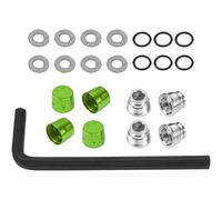 Caps de roue de roue Couvercle de noix de bord compatible avec TRAXXAS TRX4 TRX6 AXIAL SCX10 90046 REDCAT GEN8 TAMIYA 1/10 RC Crawler Car (vert)