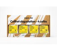 Coffret dégustation de 4 cafés pour capsules réutilisables Caps Me