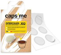 Caps me Opercules en papier compostable Pack 102 Blanc G