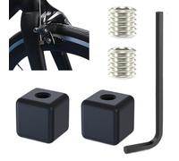 Caps pour câbles de vélos, capuchons pour câbles intérieurs de vélo | Détails en d'aluminium avec design cube pour les navetteurs hors route et gravel