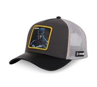 Capslab Batman DC Faux Cuir Gris Noir Casquette de Camionneur Réglable