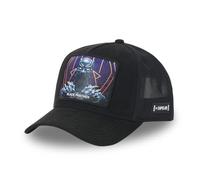 Capslab Casquette de camionneur Black Panther Marvel Suède noire réglable