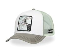 Capslab Bugs Bunny et Daffy Duck Looney Tunes Blanc Gris Casquette de Camionneur Réglable