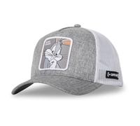 Capslab Bugs Bunny Looney Tunes Gris Blanc Casquette de Camionneur Réglable