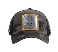 Capslab Bugs Bunny Looney Tunes Gris Camouflage Casquette de Camionneur