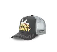 Casquette Homme & Femme Looney Tunes, Casquette Trucker Bugs Bunny, Originale et Ajustement Parfait, Gris, Noir, Jaune, Taille TU