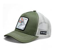Capslab Casquette Bugs Bunny Looney Tunes Trucker Vert Taille Unique