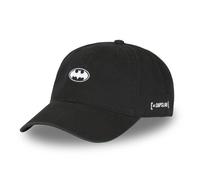 Capslab Casquette DC Comics Batman Homme - Baseball - Noir | Blanc - Visière Arrondie Taille unique