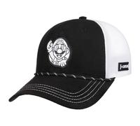 Capslab Casquette de baseball semi-incurvée Super Mario - En maille - Pour homme et femme - Avec visière - Printemps-été, automne, hiver, printemps, été, automne, hiver - Taille unique - Noir