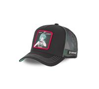 Capslab Casquette Dragon Ball Bulma Homme - Trucker - Filet Rigide - Noir | Rouge | Vert - Visière Arrondie