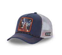 Capslab Casquette Dragon Ball Super Goku Homme - Trucker - Filet Rigide - Bleu | Blanc | Orange - Visière Arrondie Taille unique