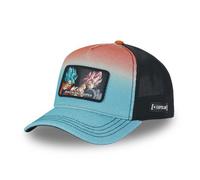 Capslab Casquette Dragon Ball Super Goku Homme - Trucker - Filet Souple - Bleu | Orange | Noir - Visière Arrondie Taille unique