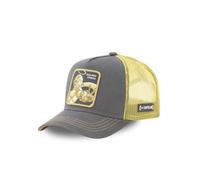 Casquette Homme & Femme Dragon Ball SUPER, Casquette Trucker, Golden Freezer, Coupe décontractée et Sans Déformation, Gris, Jaune, Taille TU