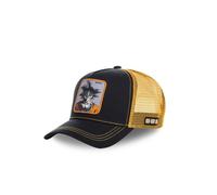 Capslab Casquette Dragon Ball Z Goku Garçon - Trucker - Filet Rigide - Noir | Gris | Orange | Gris - Visière Arrondie - JUNIOR