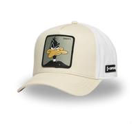 Casquette Homme & Femme, Casquette Baseball Looney Tunes, Ajustable par Snapback Taille TU Beige/Blanc
