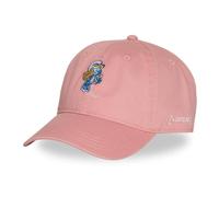Capslab Casquette Homme & Femme, Casquette Dad Cap Schtroumpfs, Ajustable par Strapback, Rose Taille TU