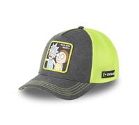 Capslab Casquette Homme & Femme, Casquette Trucker Rick et Morty, Ajustable par Snapback, Gris Taille TU