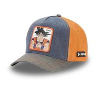 Capslab Casquette baseball Dragon Ball Super Homme - Baseball - Gris | Bleu | Orange - Visière Arrondie 1