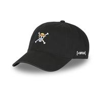 Capslab Casquette Homme & Femme One Piece, Casquette Dad Cap Jolly Roger, Ajustable et Authentique