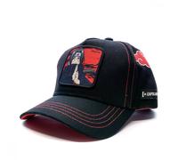 Capslab Casquette Naruto Shippuden Itachi Uchiwa - Trucker Homme & Femme Original - Taille TU Noir