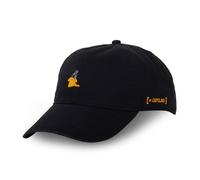 Capslab Casquette Looney Tunes Daffy Duck Homme - Dad cap - Noir - Visière Arrondie Taille unique