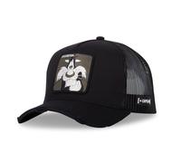 Capslab Casquette Looney Tunes Grosminet Homme - Trucker - Filet Rigide - Noir - Visière Arrondie Taille unique
