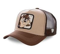 Capslab Casquette Looney Tunes Taz Beige et Marron
