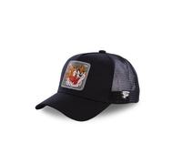 Capslab Casquette pour Homme avec visière, Noir, Taille Unique