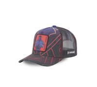 Capslab Casquette Marvel Black Panther Homme - Trucker - Filet Rigide - Noir - Visière Arrondie