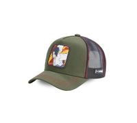 Capslab Casquette Naruto Sasuke Homme - Trucker - Filet Rigide - Vert | Blanc | Gris | Rouge - Visière Arrondie