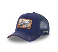 Capslab Casquette Naruto Shippuden Homme - Trucker - Filet Rigide - Bleu | Orange - Visière Arrondie Taille unique