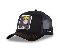 Capslab Casquette Naruto Shippuden Homme - Trucker - Filet Rigide - Noir - Visière Arrondie Taille unique