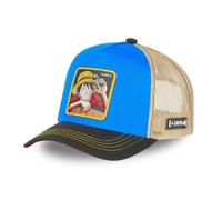Casquette Homme & Femme One Piece, Casquette Trucker, Luffy, Original Manga, Bleu, Noir, Rouge, Jaune, Taille TU